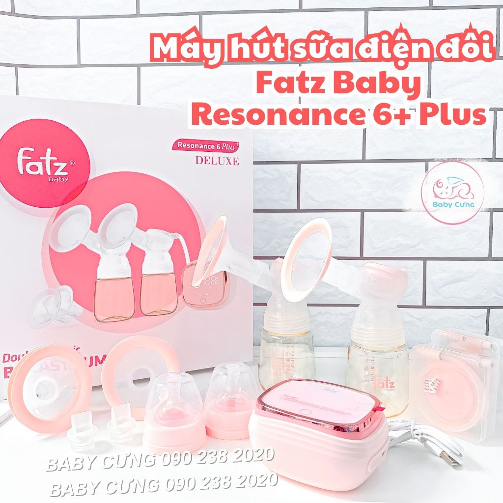 máy hút sữa điện đôi fatz baby – resonance 6+ plus