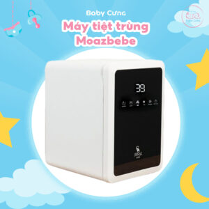 máy tiệt trùng sấy khô tia uvc moazbebe