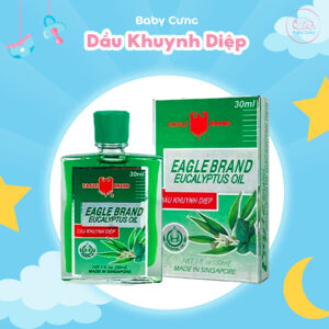 Dầu khuynh diệp con ó 2 nắp cho bé chính hãng 30ml chính hãng