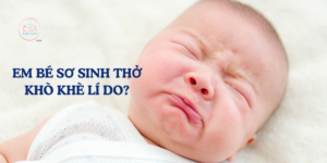 em bé sơ sinh thở khò khè