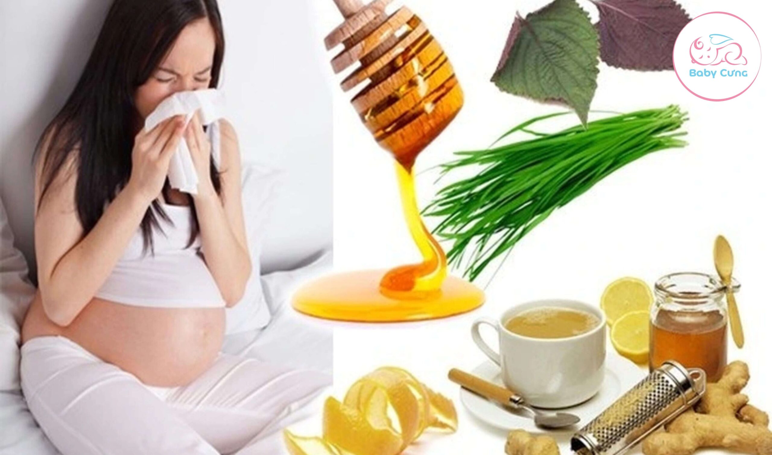 cách trị ho cho mẹ bầu